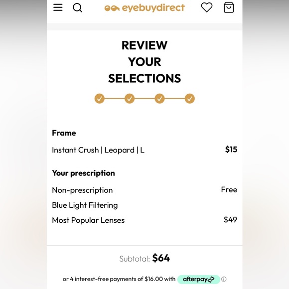 Eyebuy Direct Instant Crush Bluelight Glasses Nonprescription - Picture 9 of 11